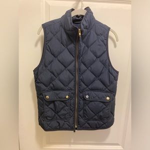 J Crew Navy Vest size S